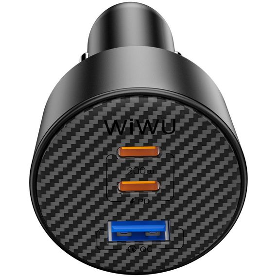 АЗУ WIWU CC026 Warriors PD200W+QC3.0 (1USB-A/2C) Black | Зображення 5