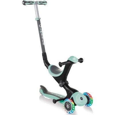 Самокат Globber Go Up Deluxe Lights 5 в 1 Led мятный (646-206)