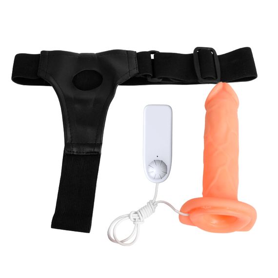 Страпон - Baile Jessica Strap On Vibrating, 17 см | Зображення 7