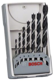 Сверла по дереву Bosch X-Pro Line набор 7 шт. 3,4,5,6,7,8,10 мм (2.607.017.034)