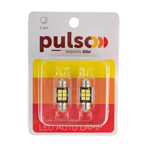 Лампа PULSO/софітні/LED C5W/31мм/CANBUS/9 SMD-2835/12v/2.9W/315lm White | Зображення 2