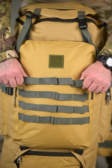 Тактичний рюкзак 70 л водонепроникний армійський наплічник для полювання риболовлі туристичний для кемпінгу | Зображення 3