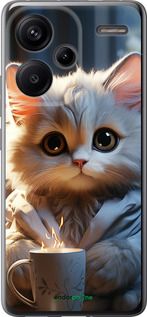 Чохол на Xiaomi Redmi Note 13 Pro Plus 5g Білий кіт "5646u-3400-2448"
