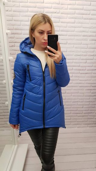 Елегантна жіноча парка, арт. 300, електрик | Зображення 4