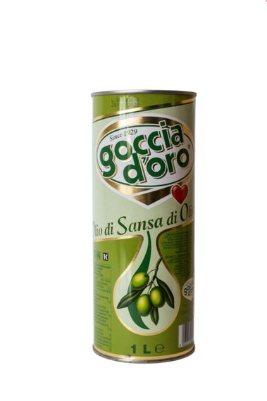 Оливковое Масло для Жарки - масло Санса - Goccia D´Oro Sansa  -1 л (ИТАЛИЯ) - ОРИГИНАЛ