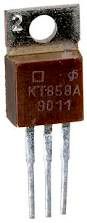 КТ858А транзистор NPN (10А 400В) 60W (ТО220) | Зображення 1