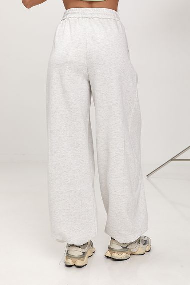 Вільні однотонні спортивні штани - світло-сірий цвет, L (є розміри) | Зображення 1