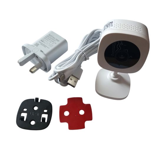 Белая WiFi-камера наблюдения Javiscam X20 2K WiFi Camera Внутренняя камера видеонаблюдения-видеоняя | Зображення 4