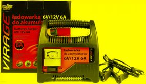 Зарядний пристрій для АКБ 6V/12V 4A VIRAGE 93-039