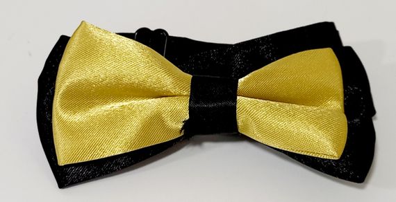 Двухцветная галстук-бабочка Butterfly 2Btn Золотистый