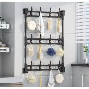Вішалка настінна 3 рівня, настінне кріплення, XL-1611