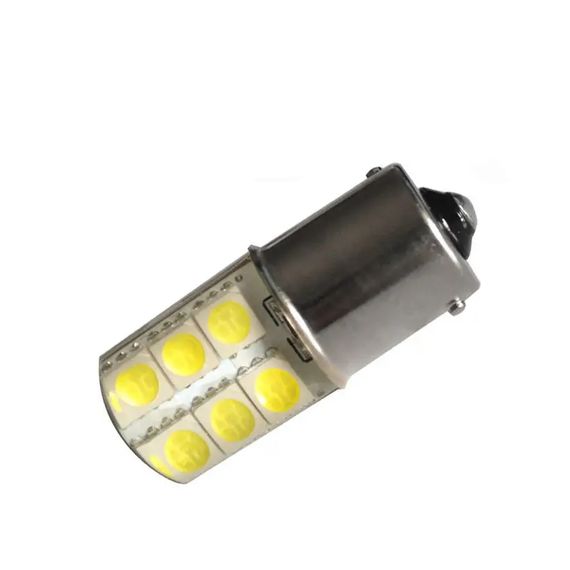 Автолампа Terra P21W / 1156, цоколь BA15s, 5050х12smd, силикон, белый, 12V