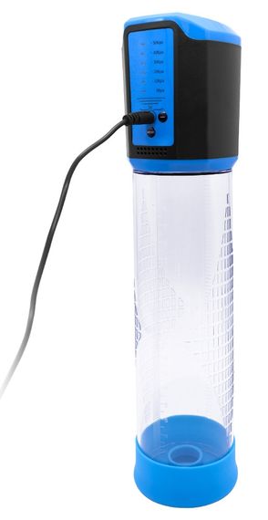 Автоматична вакуумна помпа із зарядкою від USB CANWIN Passion Pump Men BLUE - P638AU Sex Aura | Зображення 4
