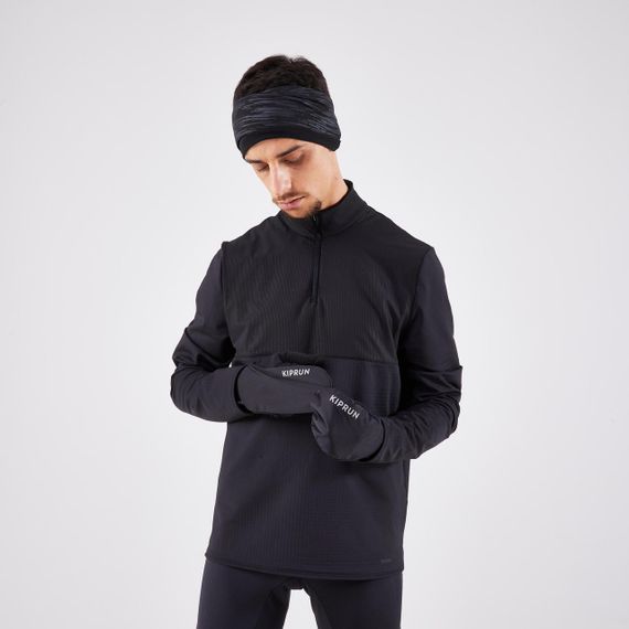 Рукавички тактильні Evolutiv V2 для бігу чорні - L | Зображення 4