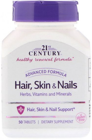 Hair Skin &amp; Nails Advanced Formula 50 Tablets
