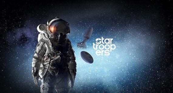 Анальна пробка DreamToys Startroopers Venus з дистанційним пультом керування, чорна Sex Aura | Зображення 9
