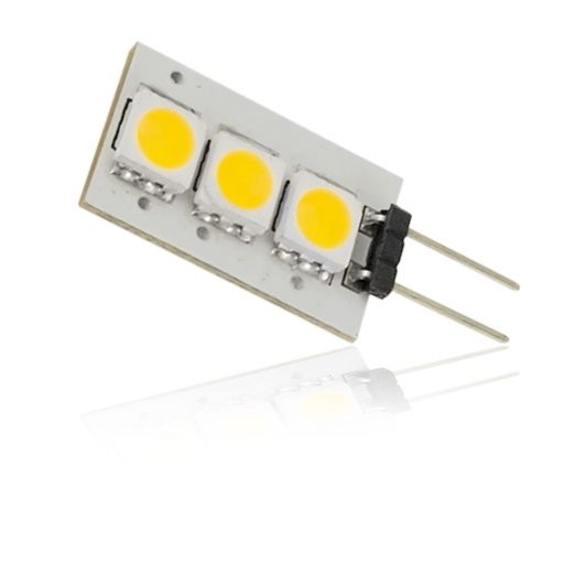 Лампа светодиодная LED G4 0.6W 3 pcs WW LF AC12V SMD5050 | Зображення 5