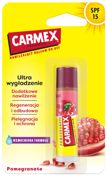 Зволожувальний бальзам для губ CARMEX, SPF 15 Pomegranate