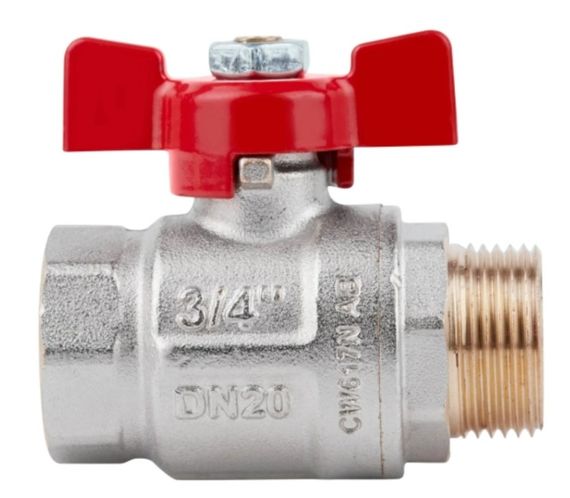 Кран кульовий Icma 3/4" прямий №351 (87351AE11) | Зображення 2