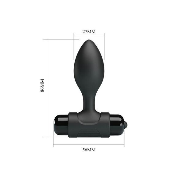 Силіконова вібропробка Pretty Love-Vibro but plag, BI - 040077 Sex Aura | Зображення 7