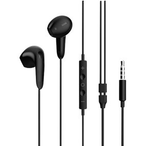 Навушники ColorWay Wired Earphone CW-WD04BK 3,5мм mini-jack чорний