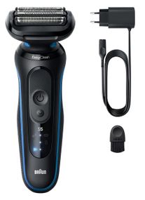 Електробритва Braun Series 5 52-B1000s чорна із синім
