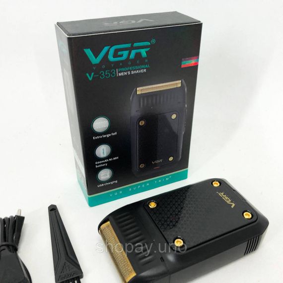 Професійні електричні бритви VGR V-353, Акумуляторна бритва для чоловіків, Портативна сітчаста бритва JA-21 | Зображення 3
