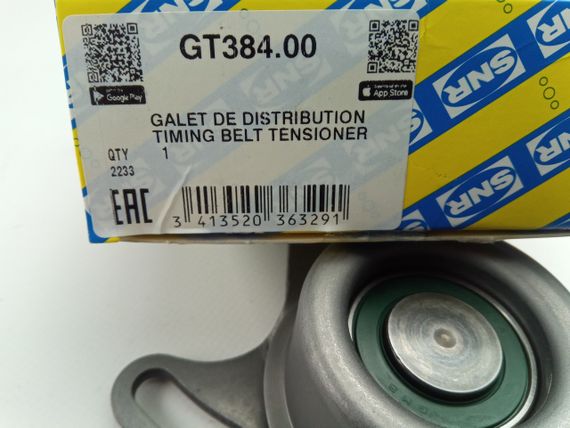 Ролик ГРМ Accent/Getz натяжний, SNR (GT384.00) (24410-22000) | Зображення 1