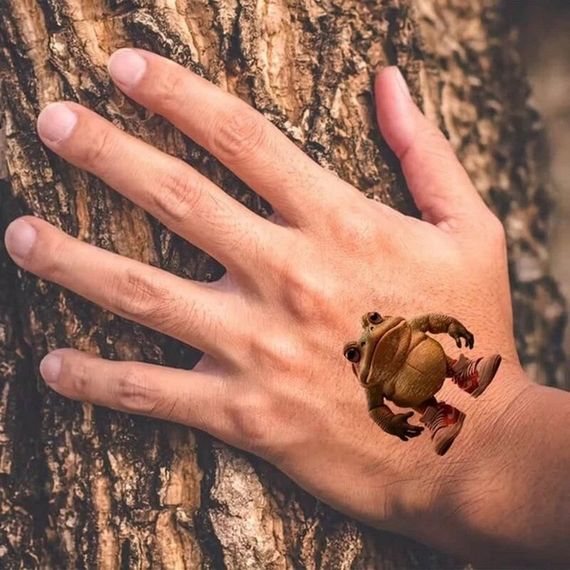 Детские временные тату "Итальянский брейнрот" Italian-brainrot-tattoo-1, 12х7 см | Зображення 4