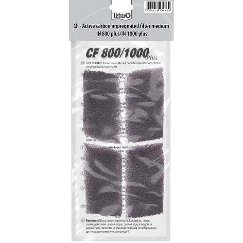 Вкладка Tetra CF 800/1000 Plus для внутрішнього фільтра IN 800/1000 з активованим вугіллям, 4 шт (губка) | Зображення 1