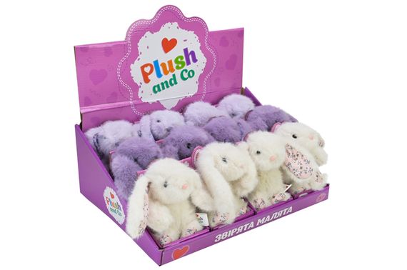 М'яка іграшка PLC25017 "13см", 12 шт в дисплей боксі р.37,5x26,5x15см Plush and Co | Зображення 1