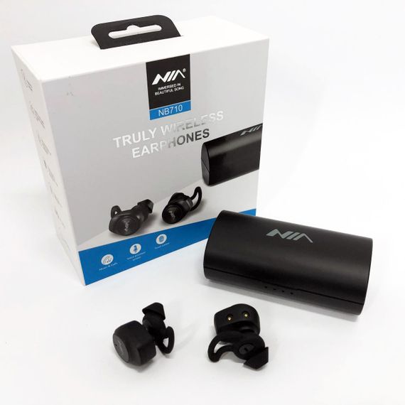 Безпроводные наушники качественные Bluetooth NIA NB710, Наушники для мобильных телефонов HJ-86 | Зображення 7
