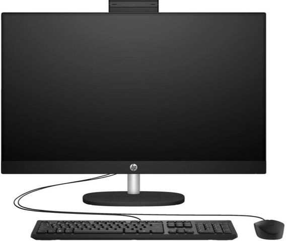 Комп'ютер персональний моноблок HP  All-in-One 27' FHD IPS AG, Intel i5-1335U, 16GB, F512GB, UMA, WiFi, кл+м, DOS, чорний (A45E0EA)