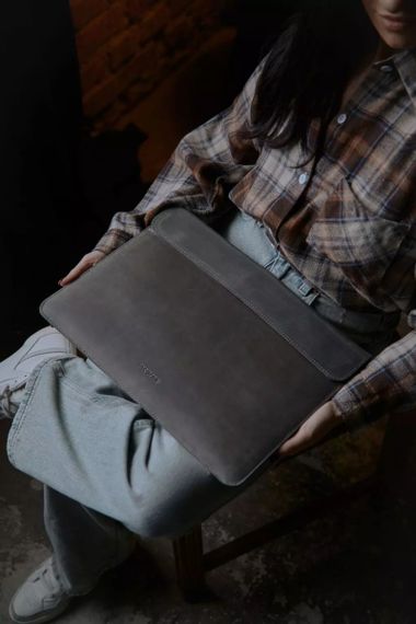 Чохол для ноутбука вінтажний Incarne Klouz MacBook Pro 13" 2016-2025 klouz-gray-vintage-pro-13 сірий | Зображення 1