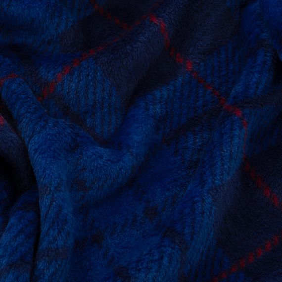 Плед Ardesto Flannel 160х200см, 100% поліестер, клітинка, синій (ART0134PB) | Зображення 1