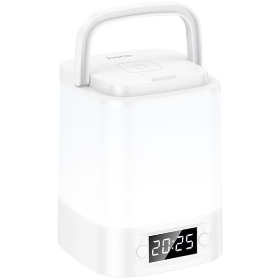Ночник Hoco HX15 Smart + часы White