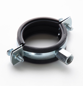 Хомут трубний 25-28мм 1 3/4" з комбінованою гайкою M8/M10 APRO