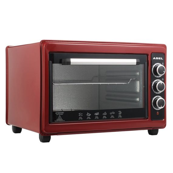 Гриль электрический ASEL AF33-23 1300 Вт 33 Л, Электродуховка духовка настольная, FY-501 Печи электрические | Зображення 2