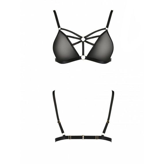 Бюстгальтер-стрепи Passion Exclusive Meggy Bra XXL/XXXL, black | Зображення 4