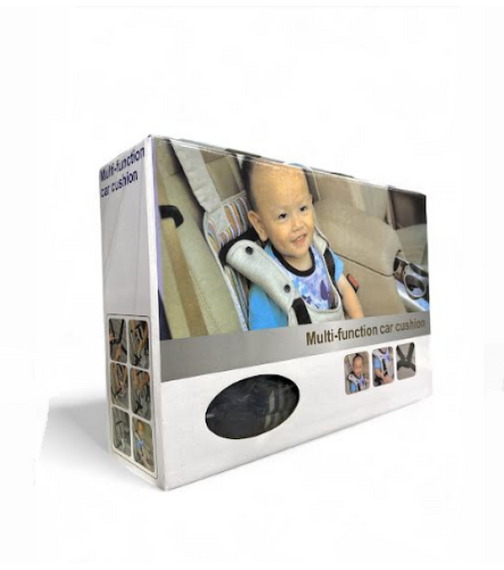 Дитяче автокрісло Baby Safety Chair Y01 з підголівником, безкаркасне крісло-органайзер, утримуючий ремінь для авто 1–5 років