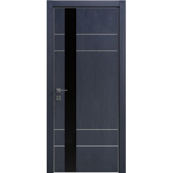Двері міжкімнатні Rodos MODERN Flat 5 сосна браш Cobalt
