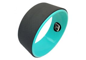 Колесо для йоги EasyFit TPE 33 см чорно-м'яте (EF-1824-BkM)