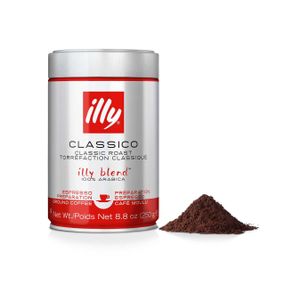 Кофе молотый illy Espresso Medium Classico 250 гр ж/б Италия Илли Классико средней обжарки