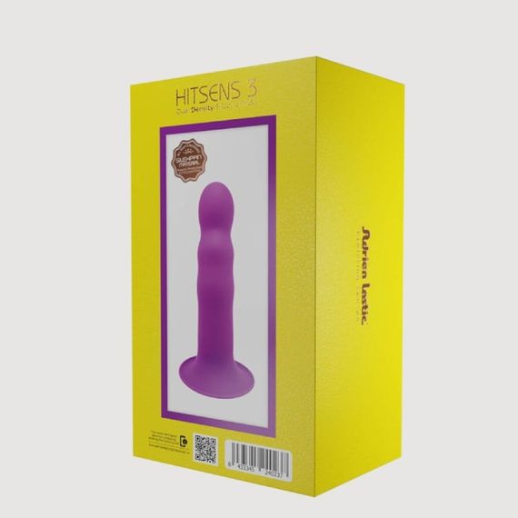 Фалоімітатор термореактивний Adrien Lastic Hitsens 3 фіолетовий Sex Aura | Зображення 4