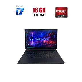 Ігровий ноутбук Dell Alienware m15 R3 / 15,6" (1920x1080) IPS / Intel Core i7-10750H (6 (12) ядер по 2,6 - 5,0 ГГц) / 16 ГБ DDR4 / 512 ГБ SSD / AMD Radeon Pro 5500M, 4 ГБ GDDR6, 128-біт / Веб-камера б/в
