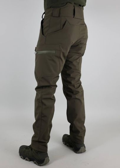 Брюки тактические штормовые демисезонные ULTIMATUM Soft Shell Олива | Зображення 1