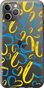 Чехол на iPhone 11 Pro Max Сердца UA "5292u-1723-17620"