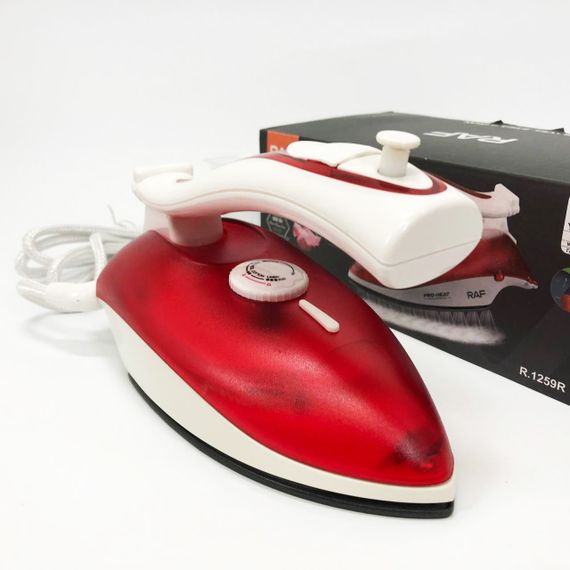 Дорожня праска RAF R.1259R 800 Вт з регулятором температури та резервуаром для води 50 мл | Зображення 9