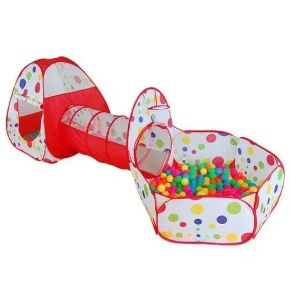 Палатка детская игровая замок 3 в 1 Домик-Шатер-Бассейн | Зображення 4