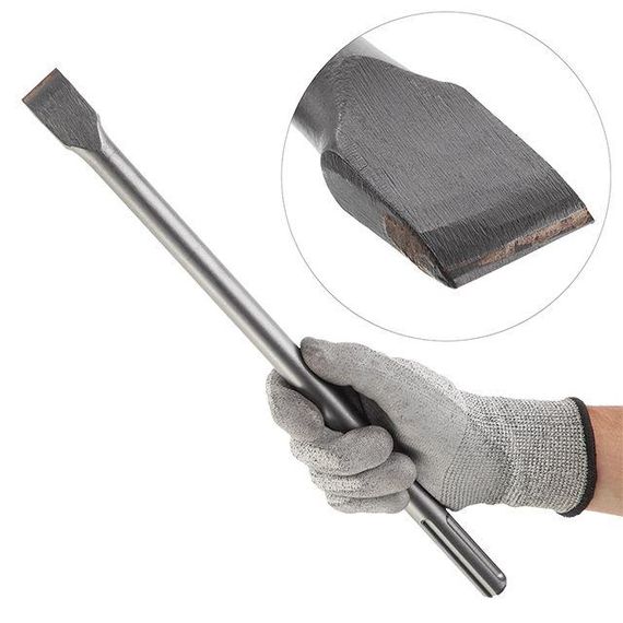 Зубило для каменю SDS-Max з переможною напайкою INTERTOOL SD-04551 | Зображення 1